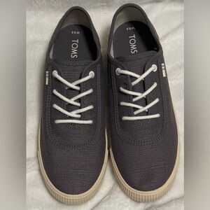 TOMS Charcoal Canvas Sneakers